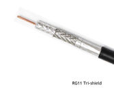 Tri-Shield RG11 CATV Coaxial Cable with PE Jacket for Local Area Network Use