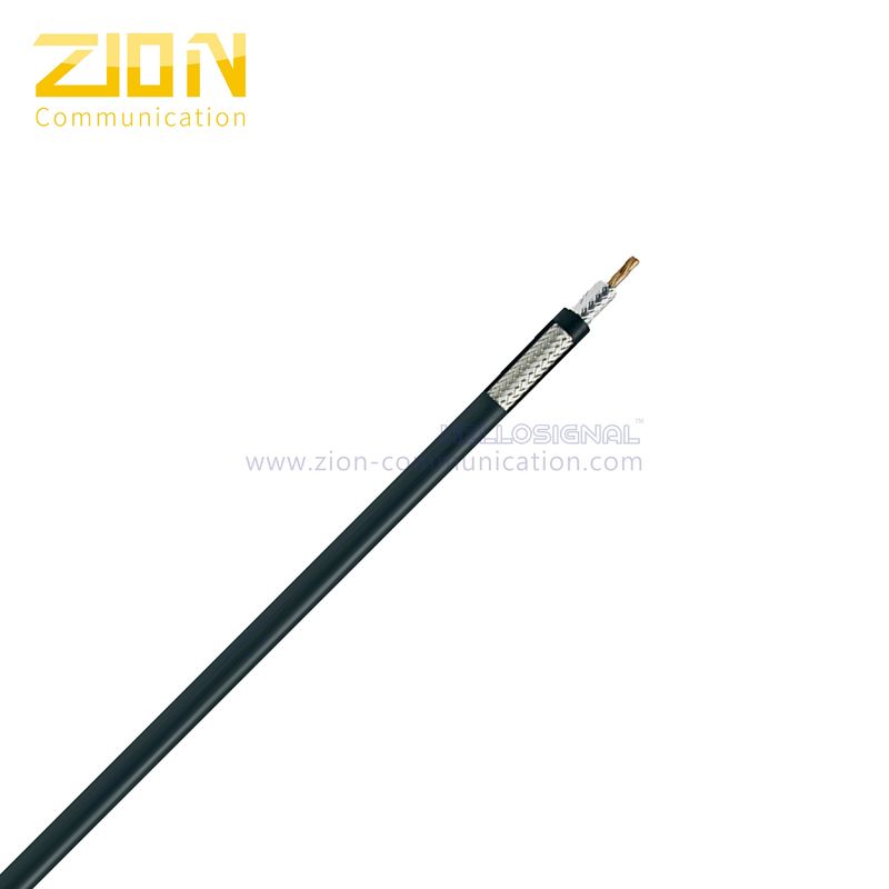 Low Loss 195 with 0.94mm Bare Copper Conductor 50 Ohm Signal Coaxial Cable