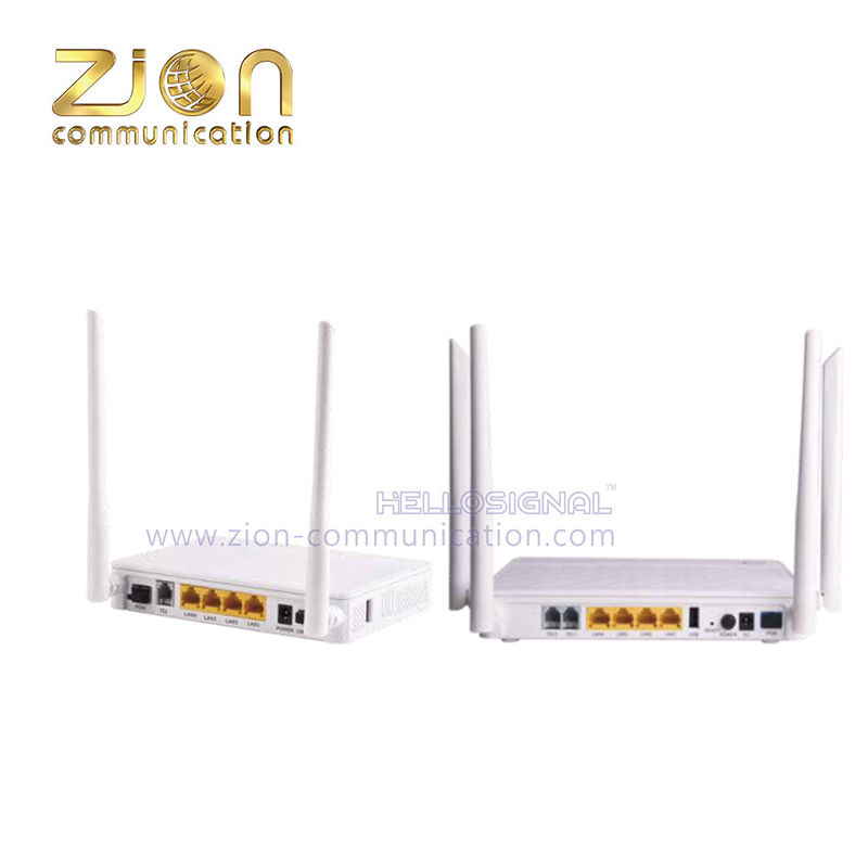 ONU Modem Fiber Optic 10/100/1000Mbps, Fiber Wireless Router, Support EPON/GPON ,WLAN/LAN/TEL/USB//5G/WPS/CATV