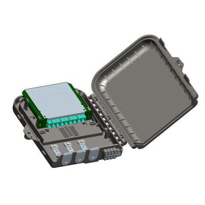 8 Core Fiber Optical Terminal Box with ABS+PC Material and IP55 Protection for Fttx Networks