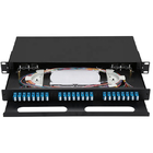 19 inch 24/48Cores Pull type optical fiber distribution frame 24 port Rack Mounted Indoor fiber patch panel(7244204)