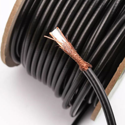 RG59 Coaxial Cable with 95% CCA Braid 20 AWG BC Conductor and PVC CM Jacket for CCTV