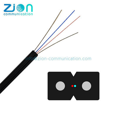 FTTH Drop Cable with FRP or Steel Wire Strength Member and LSZH Sheath for High Crush Resistance