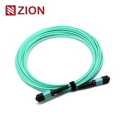 12 Fibers OM3 LSZH MPO Patch Cord Custom Meters for High-Density Data Centers