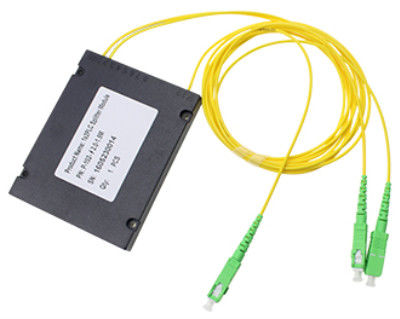 1x4/8/16 PLC Fiber Optic Splitter in ABS Box with SC/LC/FC/ST Connectors and UPC/APC Options