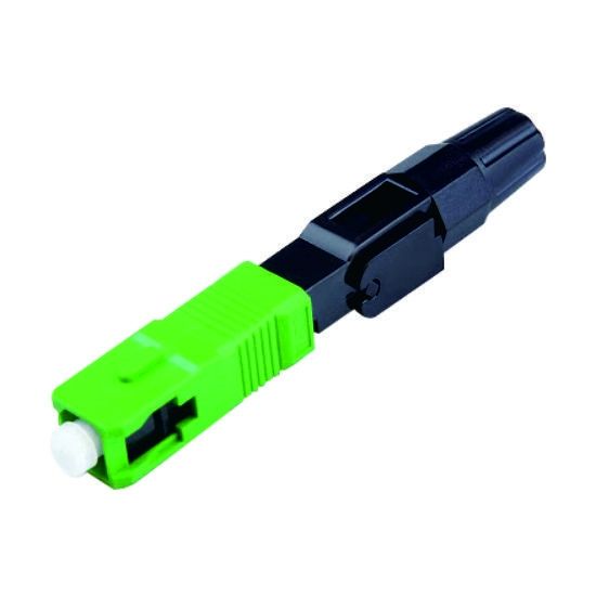 FAST Field Series SC Fiber Optic Connector with 1310-1550 nm Wavelength, ≤ 0.3 dB Insertion Loss, and ≥ 55 dB Return Loss