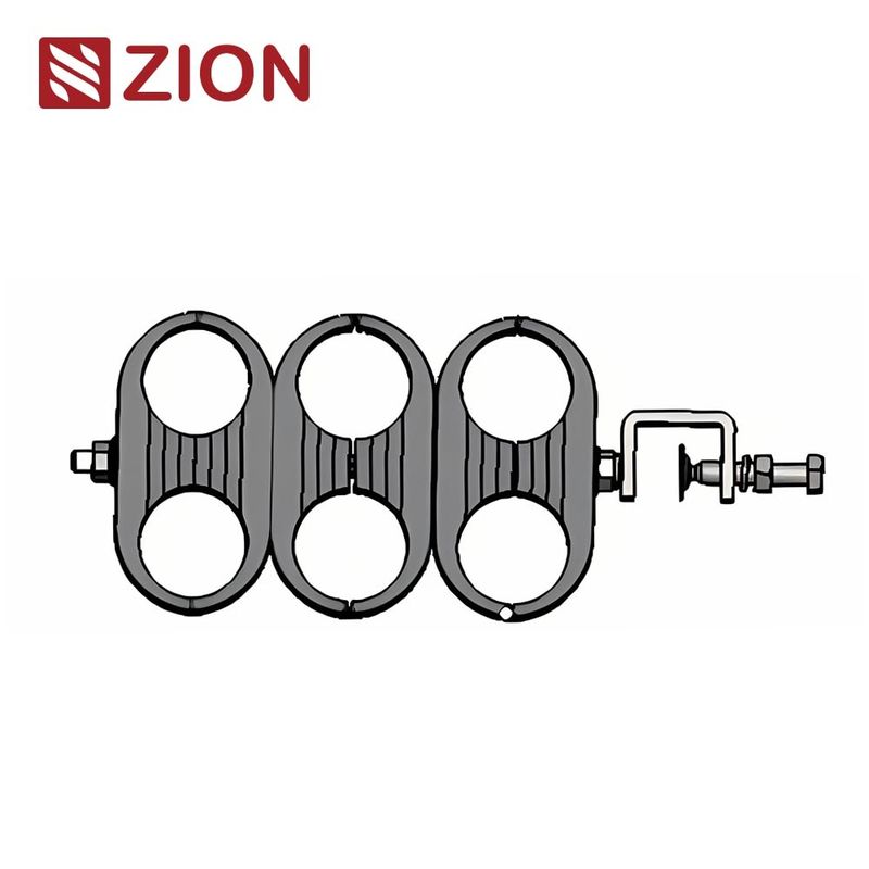 1-1/4" Feeder Cable Clamp 6 Way Adss Cable Fittings