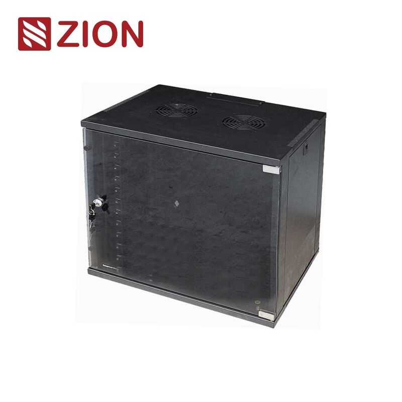 ZM-C Single Section Wall Cabinet with 60kg Loading Capacity, Steel Frame Structure, and Tempered Glass Front Door