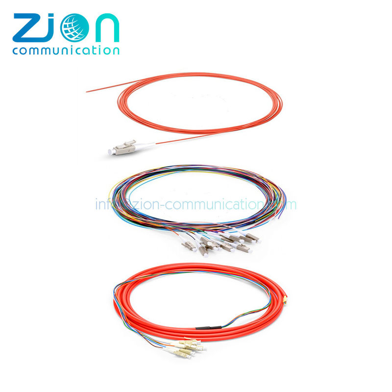 LSZH Jacket OM2 50/125 Fiber Optic Pigtail with 900μm Tight Buffer for Telecom and Datacom Applications