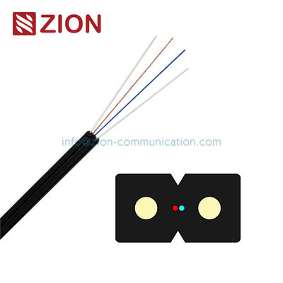 Tipo plano modo 1 2 de la Uno mismo-ayuda de FTTH solo cable de descenso de 4 bases 2.0x3.0 LSZH