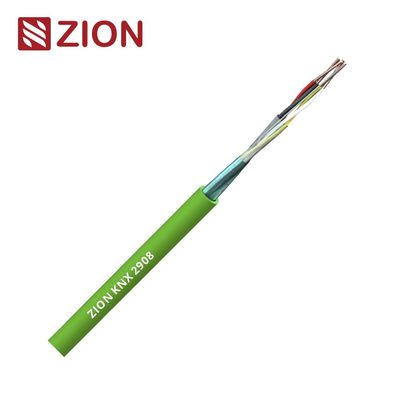 KNX 2PR 0.8mm Cable de cobre desnudo aislamiento PE, protegida por papel aluminio, carcasa LSZH