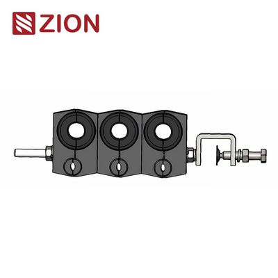 Abrazadera de cable de alimentación FTTH, accesorios ADSS de 6 vías