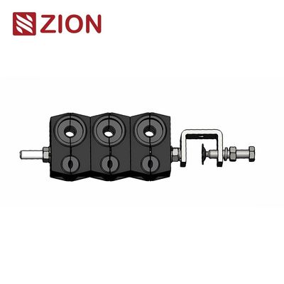 Abrazadera de alimentador de 6 vías para accesorios de cable ADSS de fibra óptica