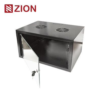 Gabinete de pared CAB 400 con profundidad de 400 mm, capacidad de carga de 60 kg y construcción de acero SPCC para equipos de red y TI