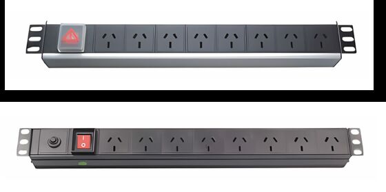 ZION Standard Rack PDU con carcasa de aluminio de factor de forma 1U y capacidad de carga de 60 kg para centros de datos